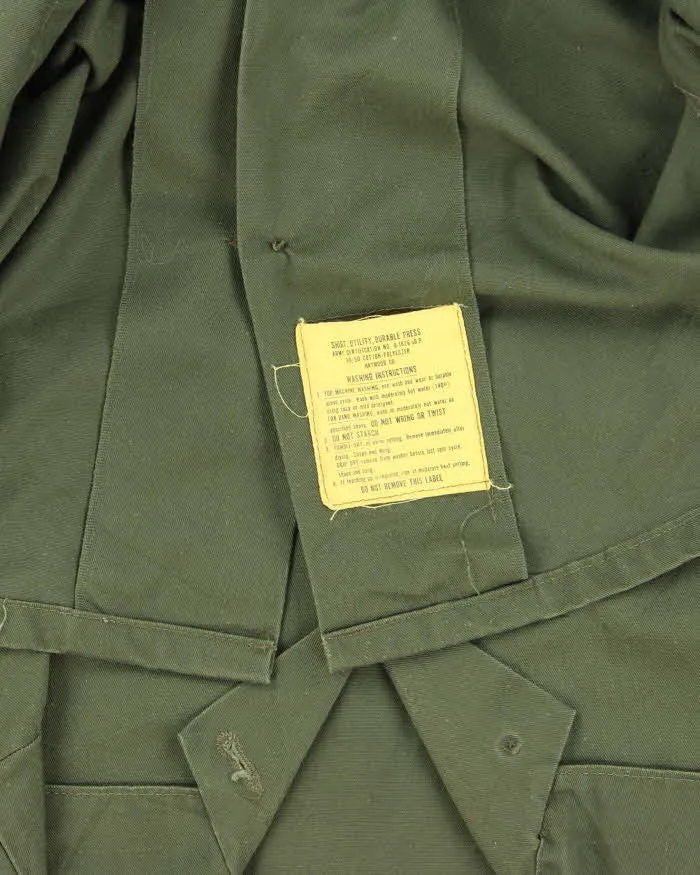 70s Vintage US Army Dura-Press Utility Shirt - Large sold by Rokit product image thumbnail 5