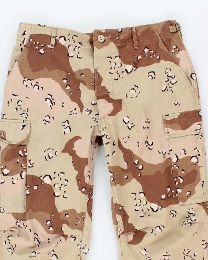 Vintage 90's Desert Chocolate Chip Camo Military Cargo Trousers - W34 L29 sold by Rokit product image thumbnail 3