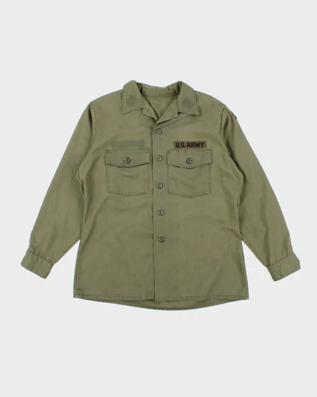 70s Vintage US Army Dura-Press Utility Shirt - XX-Large sold by Rokit