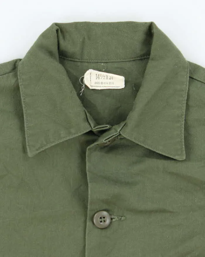 70s Vintage US Army Dura-Press Utility Shirt - Small sold by Rokit product image thumbnail 5