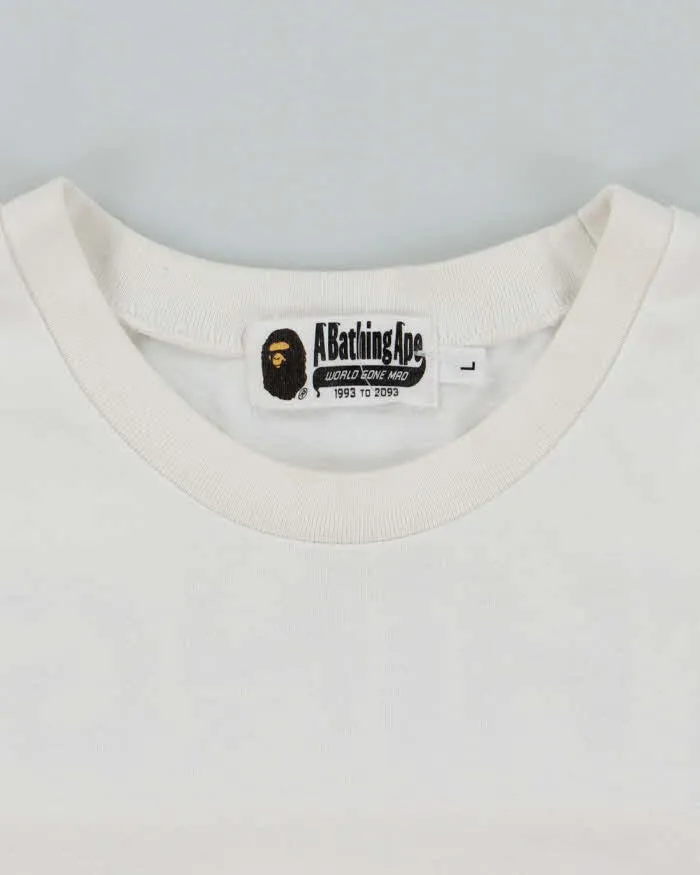 A Bathing Ape Bubble Print White Cotton T-Shirt - L sold by Rokit product image thumbnail 5