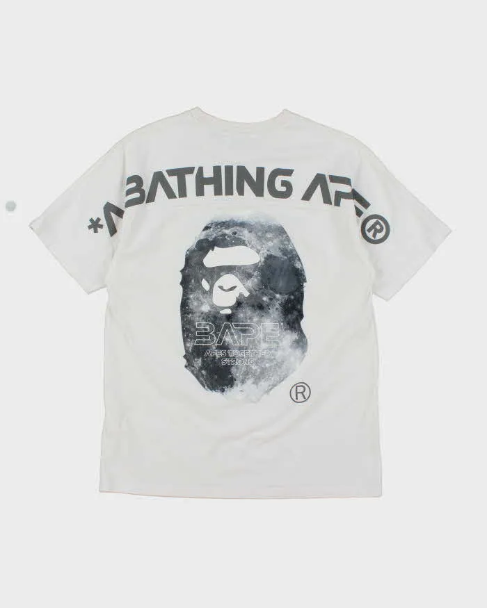 A Bathing Ape Bubble Print White Cotton T-Shirt - L sold by Rokit product image thumbnail 2