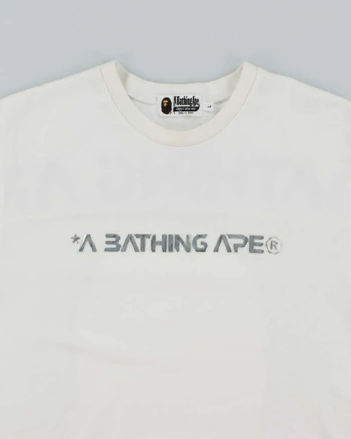 A Bathing Ape Bubble Print White Cotton T-Shirt - L sold by Rokit product image thumbnail 3