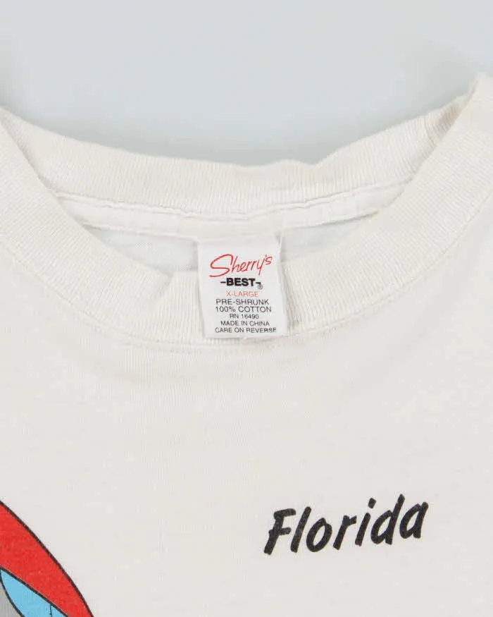 Vintage 90s Looney Tunes White Cotton T-Shirt - XL sold by Rokit product image thumbnail 5