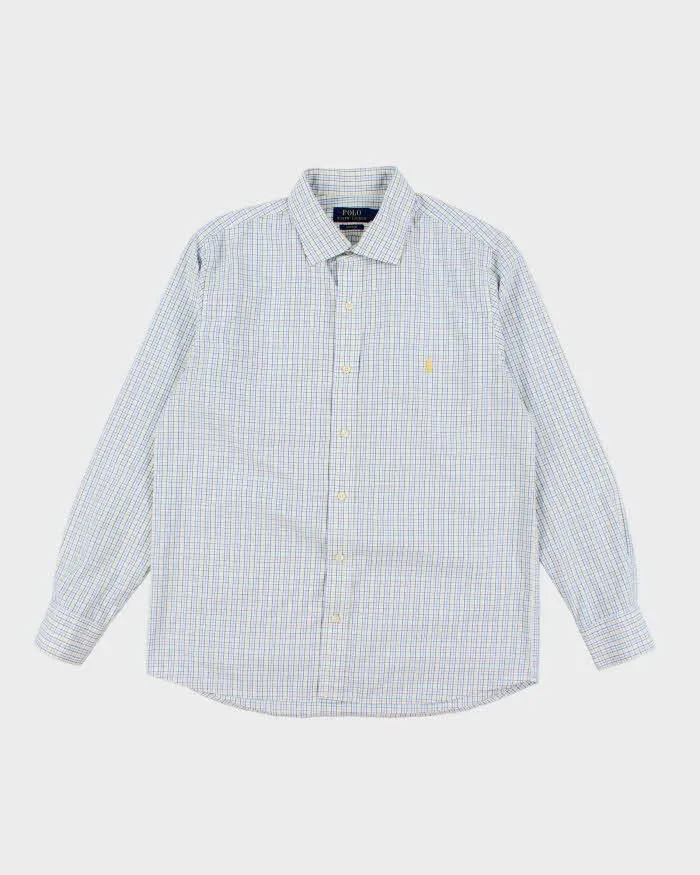 Vintage Ralph Lauren Check Long Sleeve Shirt - L sold by Rokit