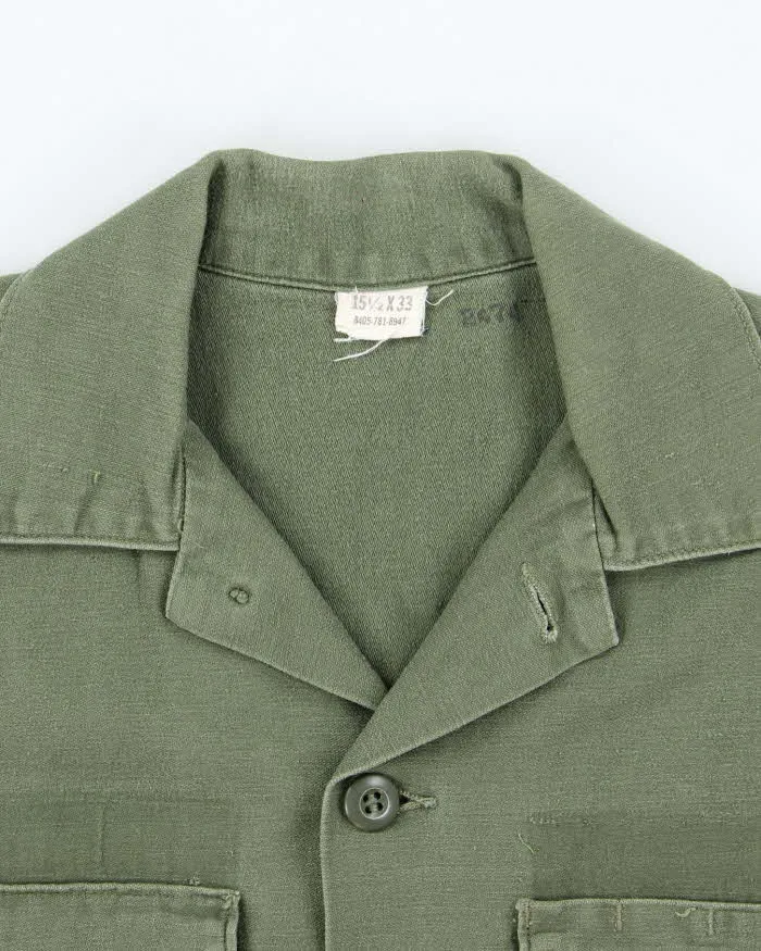 60s Vintage US Army OG-107 Utility Shirt - Large sold by Rokit product image thumbnail 4