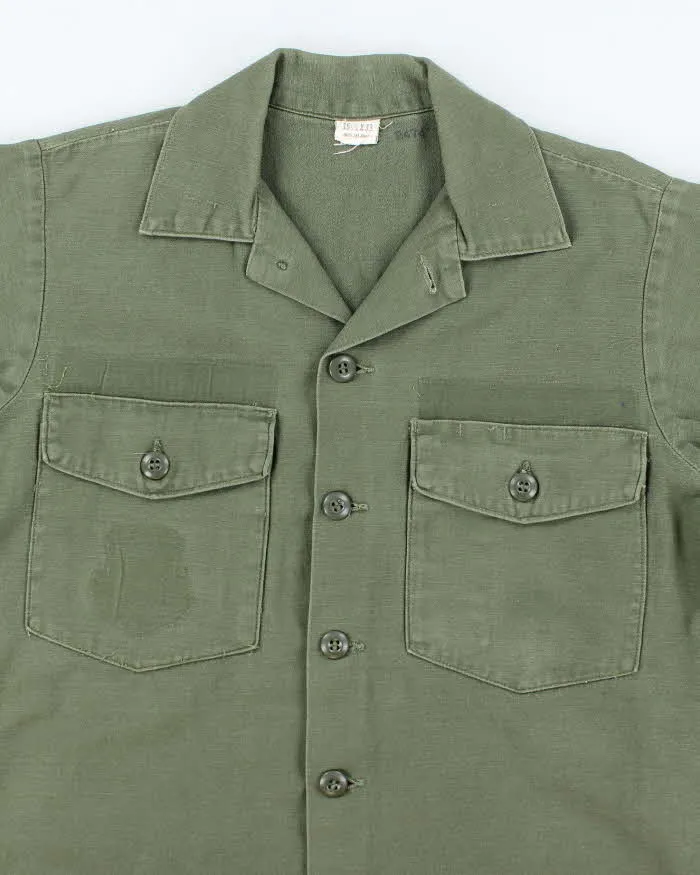 60s Vintage US Army OG-107 Utility Shirt - Large sold by Rokit product image thumbnail 3