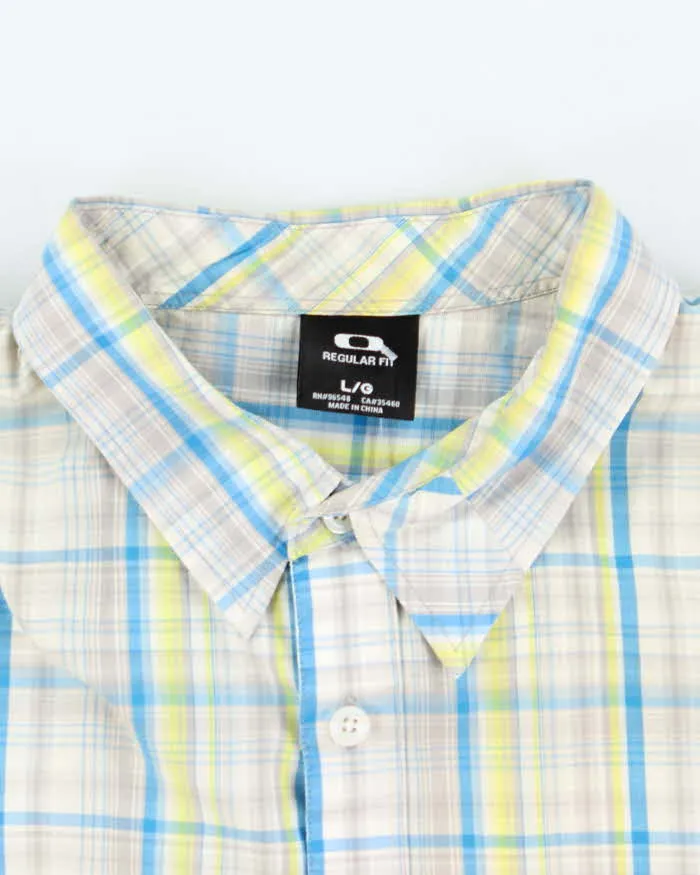 Vintage 2000's Oakley Striped Short Sleeve Shirt - L sold by Rokit product image thumbnail 5