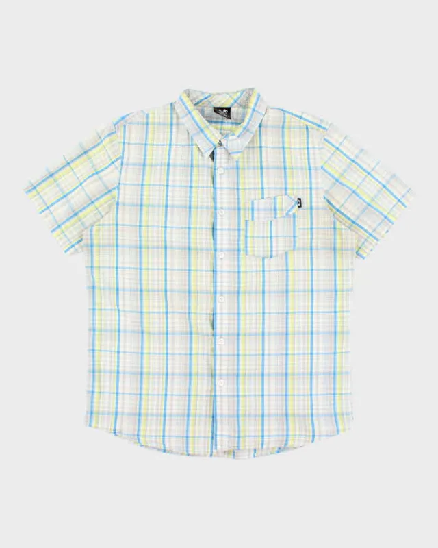 Vintage 2000's Oakley Striped Short Sleeve Shirt - L sold by Rokit