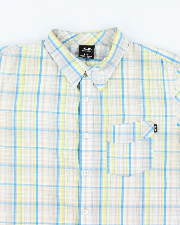 Vintage 2000's Oakley Striped Short Sleeve Shirt - L sold by Rokit product image thumbnail 3