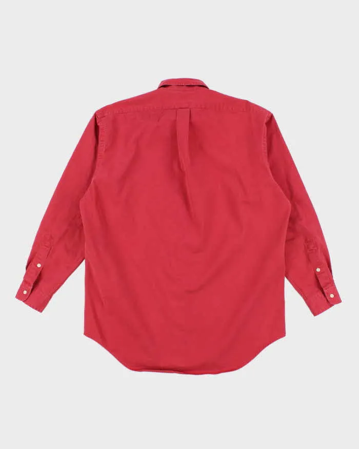 Vintage 2000's Ralph Lauren Heavyweight Faded Plain Shirt - M sold by Rokit product image thumbnail 2