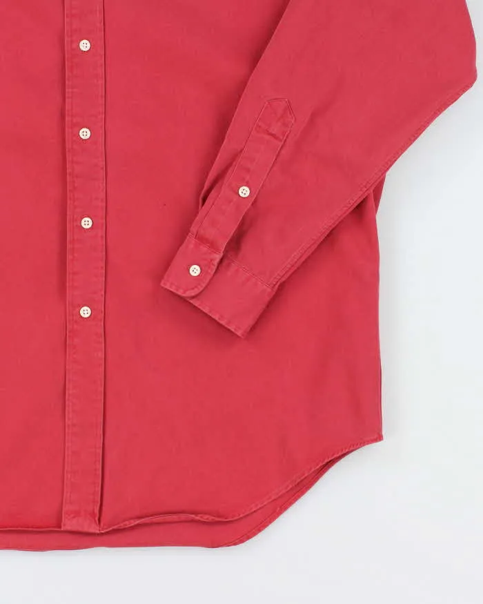 Vintage 2000's Ralph Lauren Heavyweight Faded Plain Shirt - M sold by Rokit product image thumbnail 4