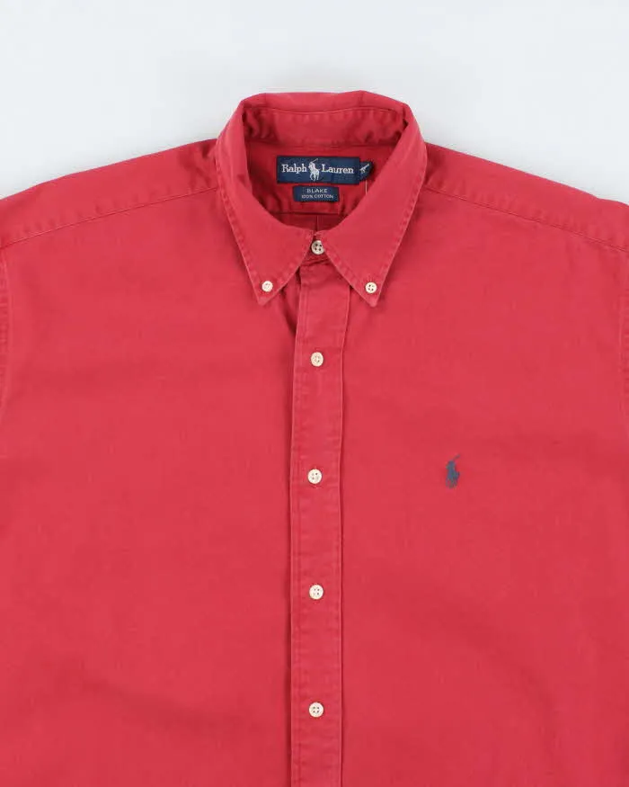 Vintage 2000's Ralph Lauren Heavyweight Faded Plain Shirt - M sold by Rokit product image thumbnail 3