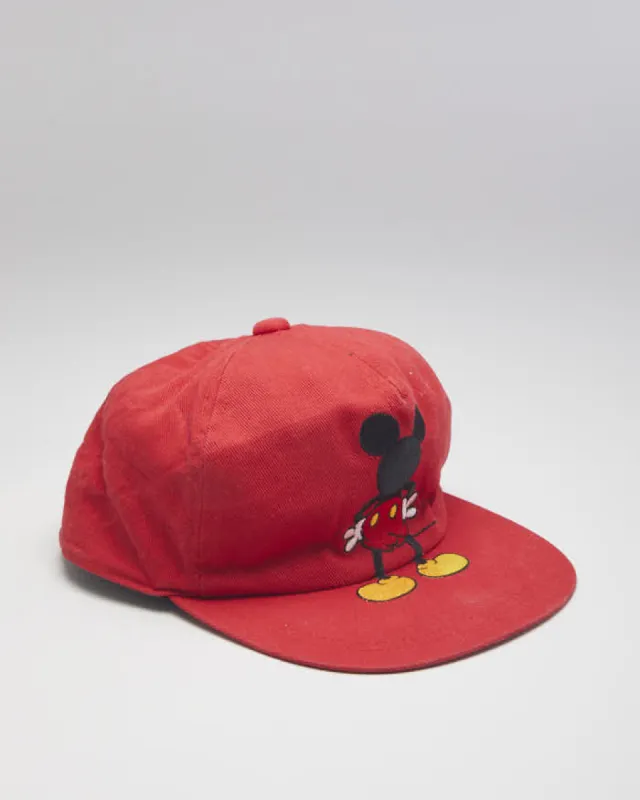 Vintage Disneyland Tokyo Red Snapback sold by Rokit