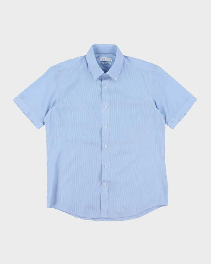 Vintage Guy Laroche Fine Striped Short Sleeve Shirt - M sold by Rokit