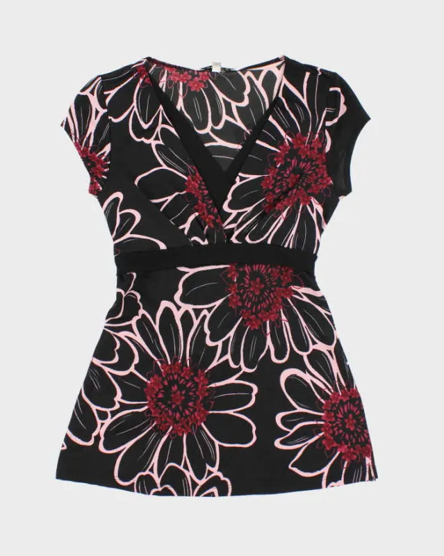 Vintage Y2k 00s Moa Moa Floral Top - S sold by Rokit