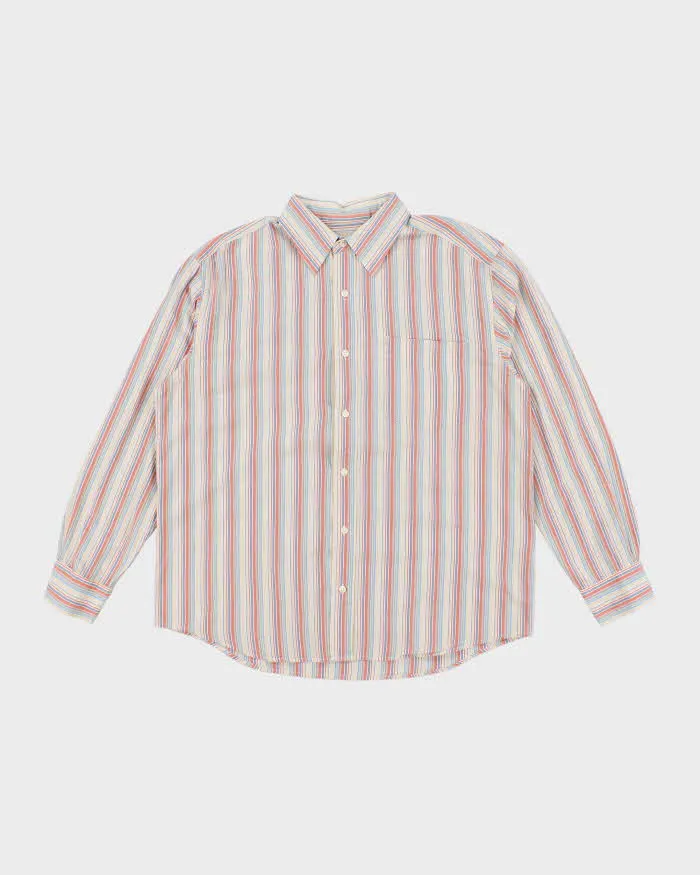 Vintage 2000's Eddie Bauer Striped Long Sleeve Shirt - L sold by Rokit