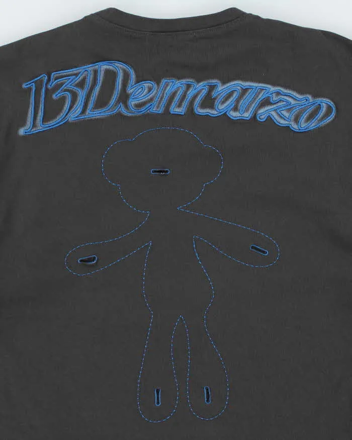 13DE MARZO Heavyweight Panelled Short Sleeve Sweatshirt - L sold by Rokit product image thumbnail 4