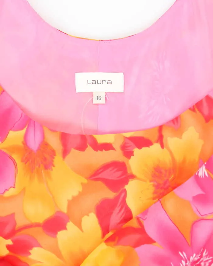 Vintage 90s Laura Floral Dress - L sold by Rokit product image thumbnail 5