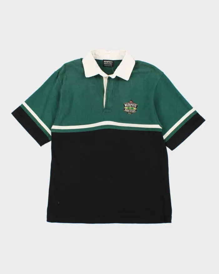 Vintage 90's Murphy's Irish Stout Embroidered Polo Shirt - M sold by Rokit