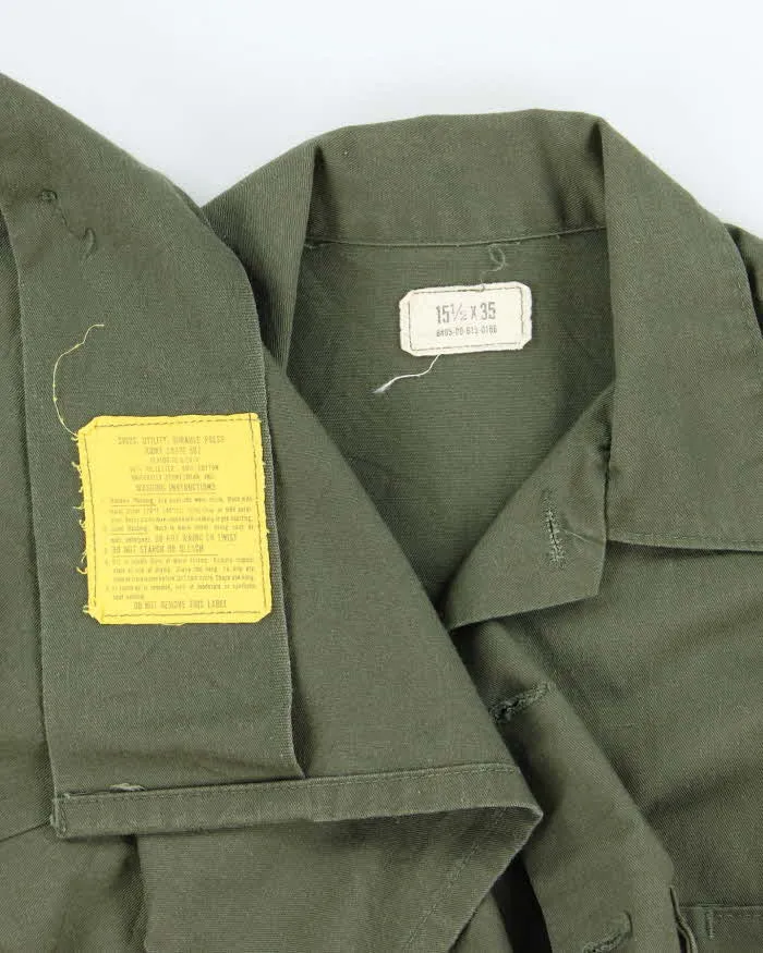 70s Vintage US Army Dura-Press Utility Shirt - Medium sold by Rokit product image thumbnail 5
