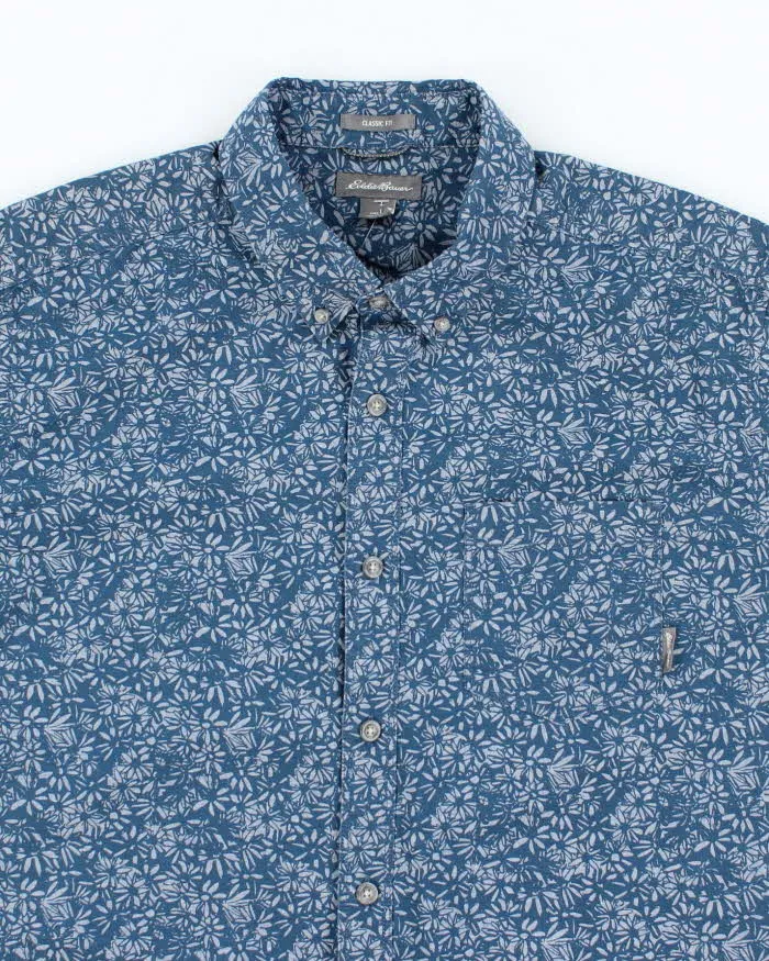 Vintage 2000's Eddie Bauer Floral Patterned Button Up Shirt - L sold by Rokit product image thumbnail 3