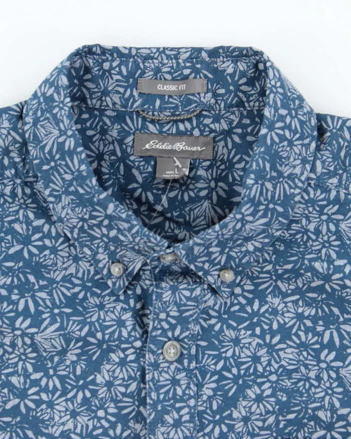 Vintage 2000's Eddie Bauer Floral Patterned Button Up Shirt - L sold by Rokit product image thumbnail 5