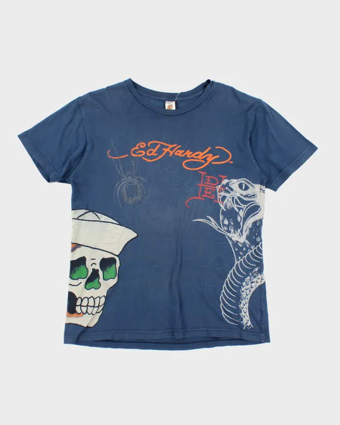 Vintage 2000's Ed Hardy Tattoo Graphic T-Shirt - M sold by Rokit
