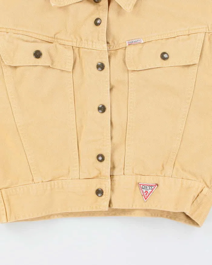 Vintage 90's Guess Heavyweight Cropped Denim Jacket - L sold by Rokit product image thumbnail 4