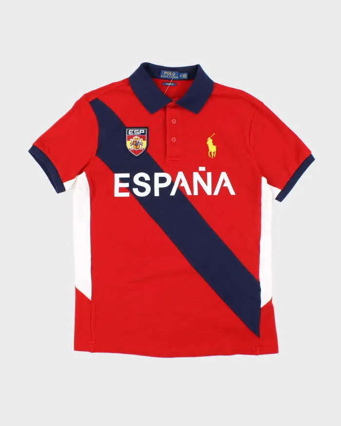 Vintage 2000's Ralph Lauren Espana Embroidered Polo Shirt - M sold by Rokit