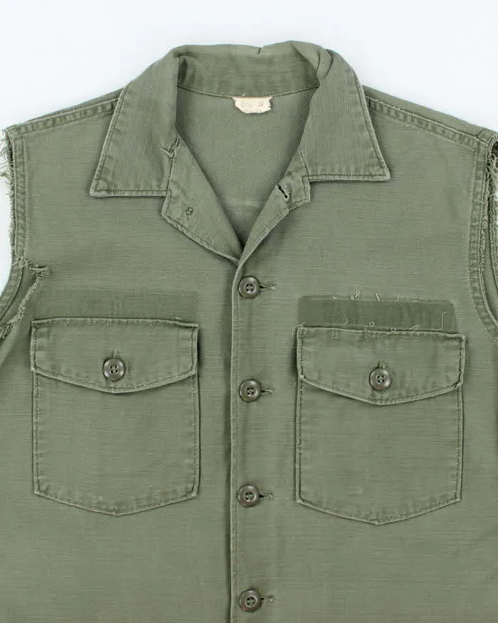 60s Vintage US Army OG-107 Utility Vest - Medium sold by Rokit product image thumbnail 3
