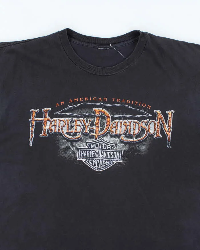 Vintage Y2K Harley Davidson Centre Logo Graphic T-Shirt - XL sold by Rokit product image thumbnail 2