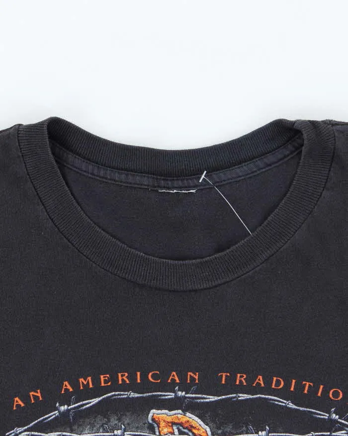 Vintage Y2K Harley Davidson Centre Logo Graphic T-Shirt - XL sold by Rokit product image thumbnail 5