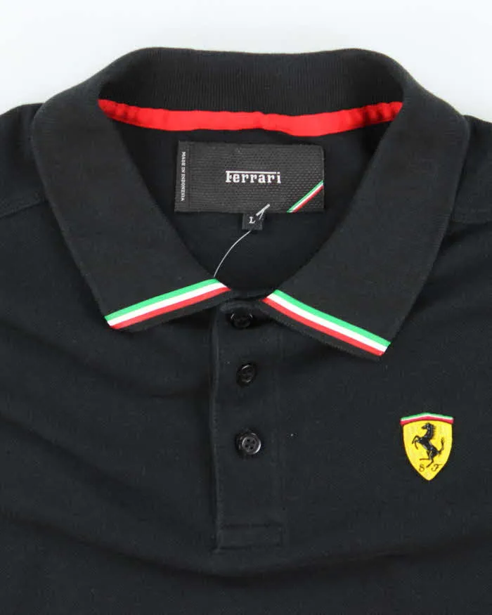 Vintage 2000's Ferrari Small Emblem Polo Shirt - L sold by Rokit product image thumbnail 5