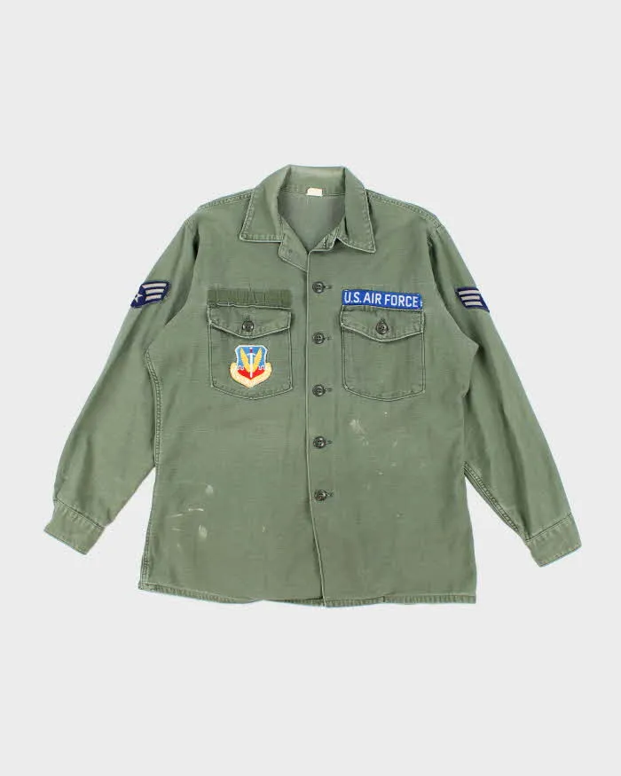 60s Vintage US Air Force OG-107 Utility Shirt - X-Large sold by Rokit