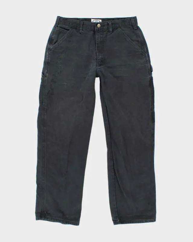 Carhartt Washed Black Men's Jeans - M sold by Rokit