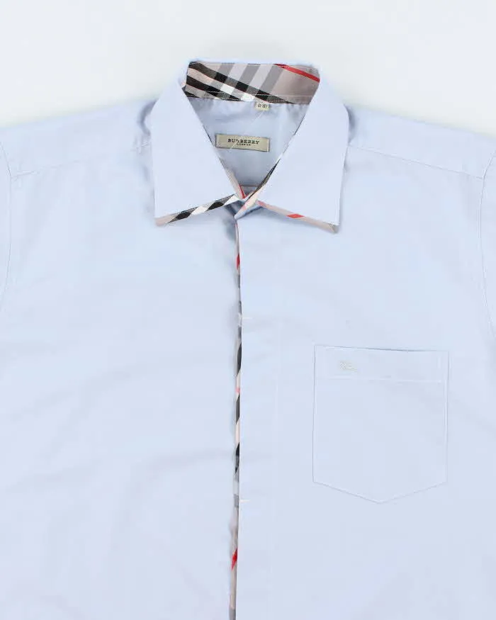 Vintage 2000's Burberry Nova Check Collar Plain Shirt - L sold by Rokit product image thumbnail 3