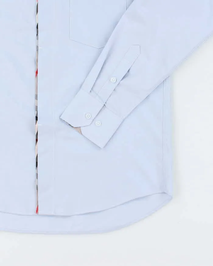 Vintage 2000's Burberry Nova Check Collar Plain Shirt - L sold by Rokit product image thumbnail 4