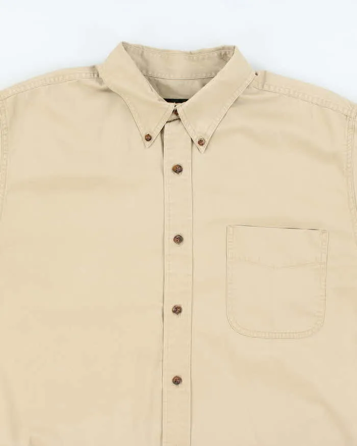 Vintage 2000's Eddie Bauer Heavyweight Plain Short Sleeve Shirt - L sold by Rokit product image thumbnail 3