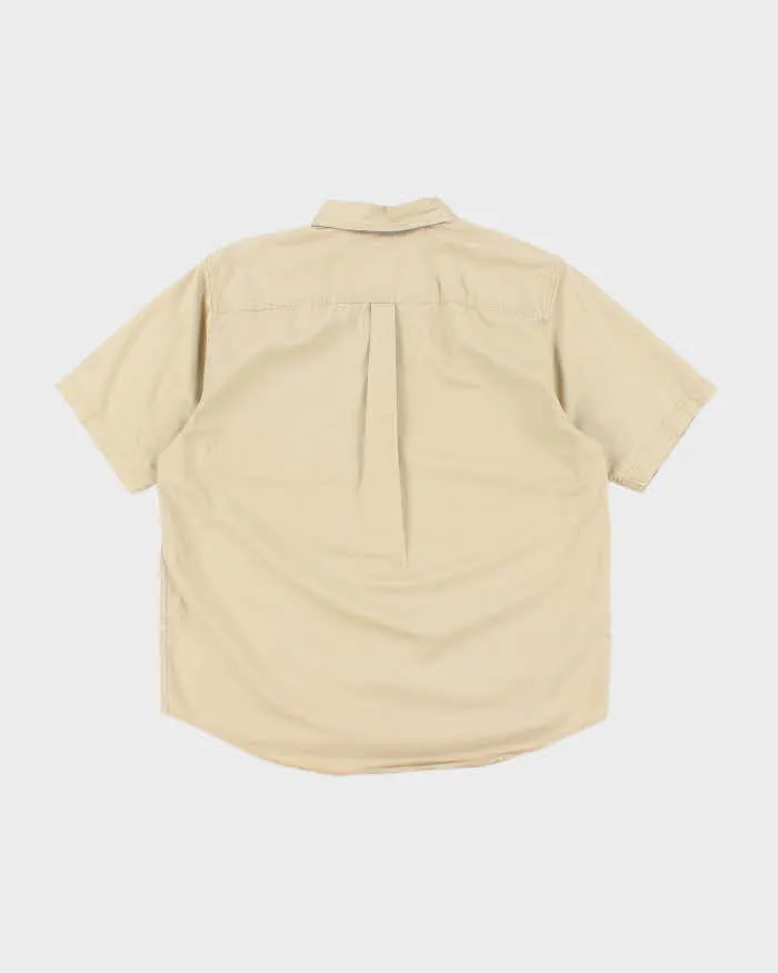 Vintage 2000's Eddie Bauer Heavyweight Plain Short Sleeve Shirt - L sold by Rokit product image thumbnail 2