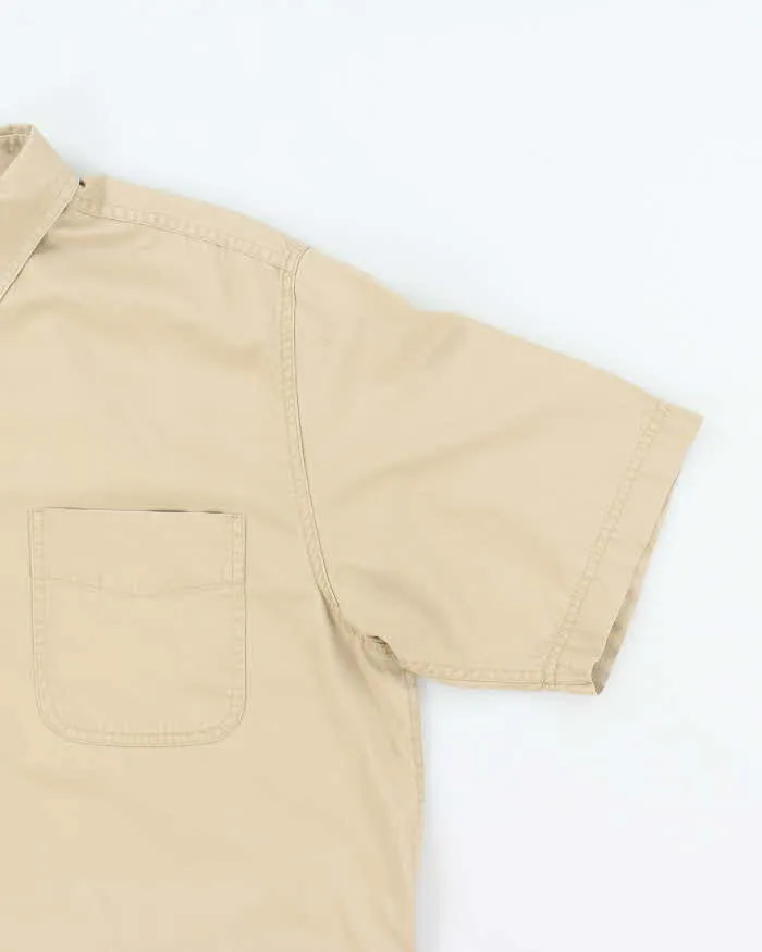 Vintage 2000's Eddie Bauer Heavyweight Plain Short Sleeve Shirt - L sold by Rokit product image thumbnail 4