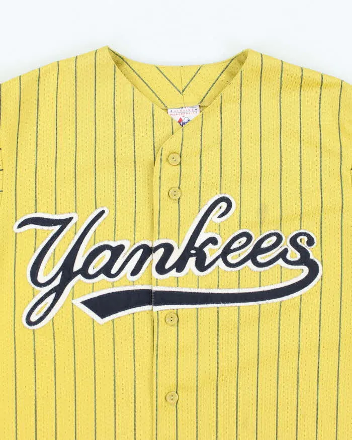 Vintage Y2K Yankee Striped MLB Baseball Jersey - M sold by Rokit product image thumbnail 3