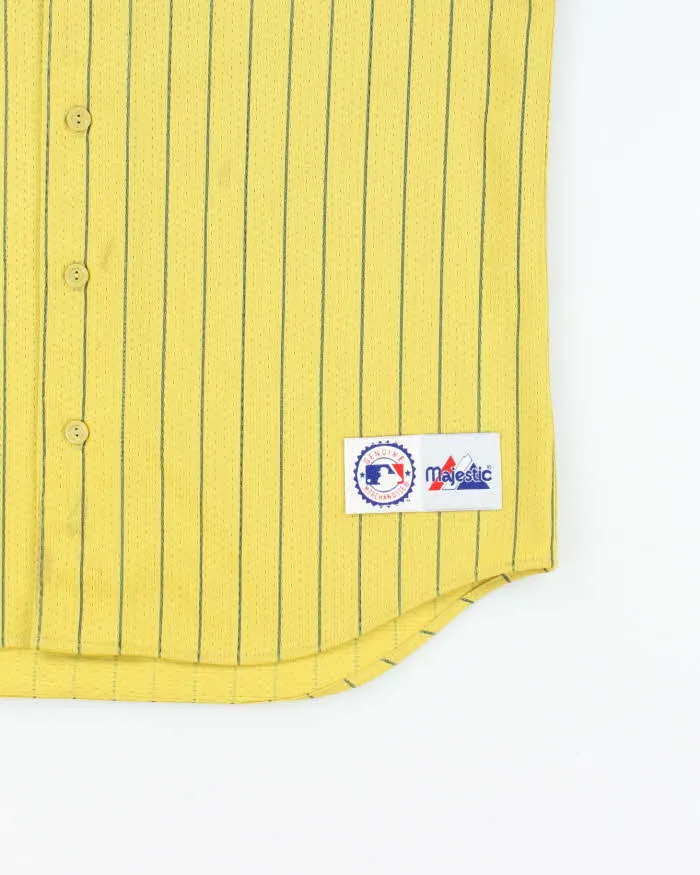 Vintage Y2K Yankee Striped MLB Baseball Jersey - M sold by Rokit product image thumbnail 4