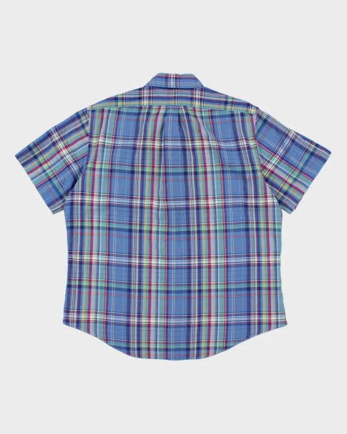 Vintage Ralph Lauren Striped Multi Coloured Short Sleeve Shirt - XL sold by Rokit product image thumbnail 2
