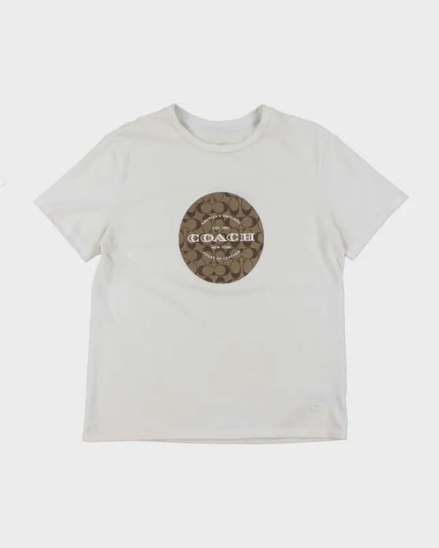 Vintage Coach House of Leather Graphic T-Shirt - S sold by Rokit