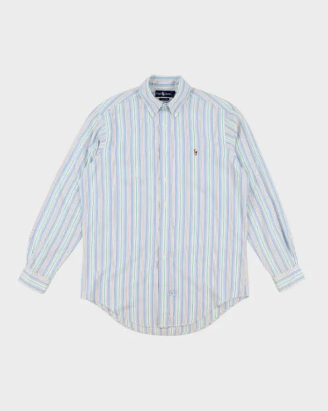 Vintage Ralph Lauren Stripe Long Sleeve Short - M sold by Rokit
