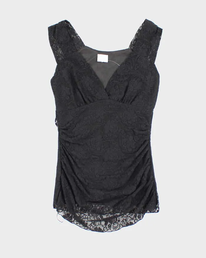 Vintage Y2k 00s Suzy Lace Top - XS sold by Rokit