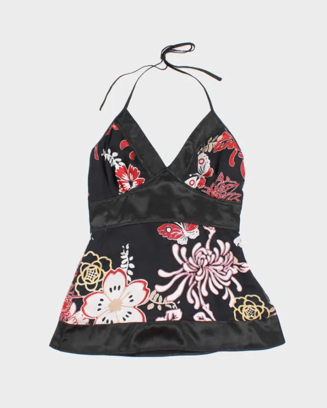 Vintage Y2k 00s Chado Silk Blend Halter Top - XS sold by Rokit