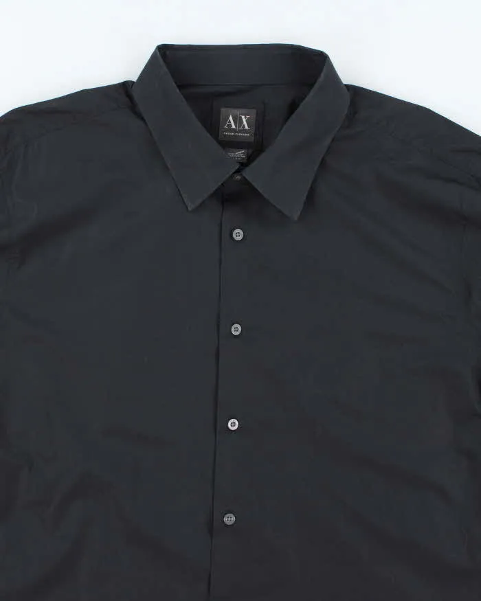 Vintage 2000's Armani Exchange Plain Button Up Long Sleeve Shirt - XXL sold by Rokit product image thumbnail 3