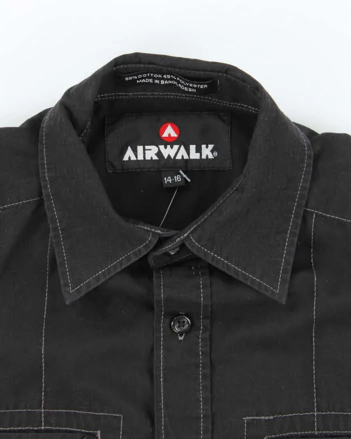 Vintage Y2K Air Walk Contrast Stitch Button Up Shirt - M sold by Rokit product image thumbnail 5